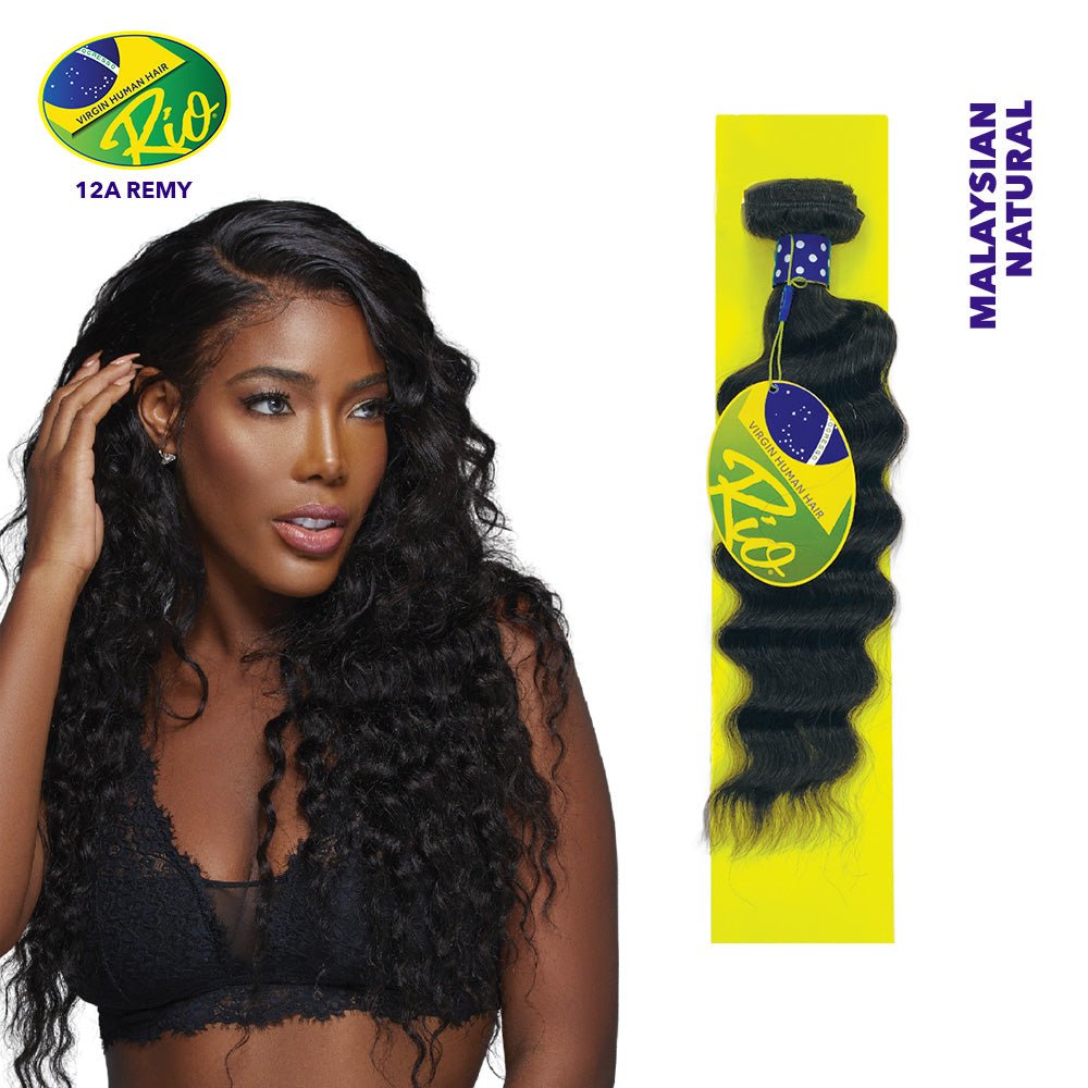 Rio 100% Virgin Human Hair Malaysian Wave Single Bundles - Natural Color - Beauty Exchange Beauty Supply