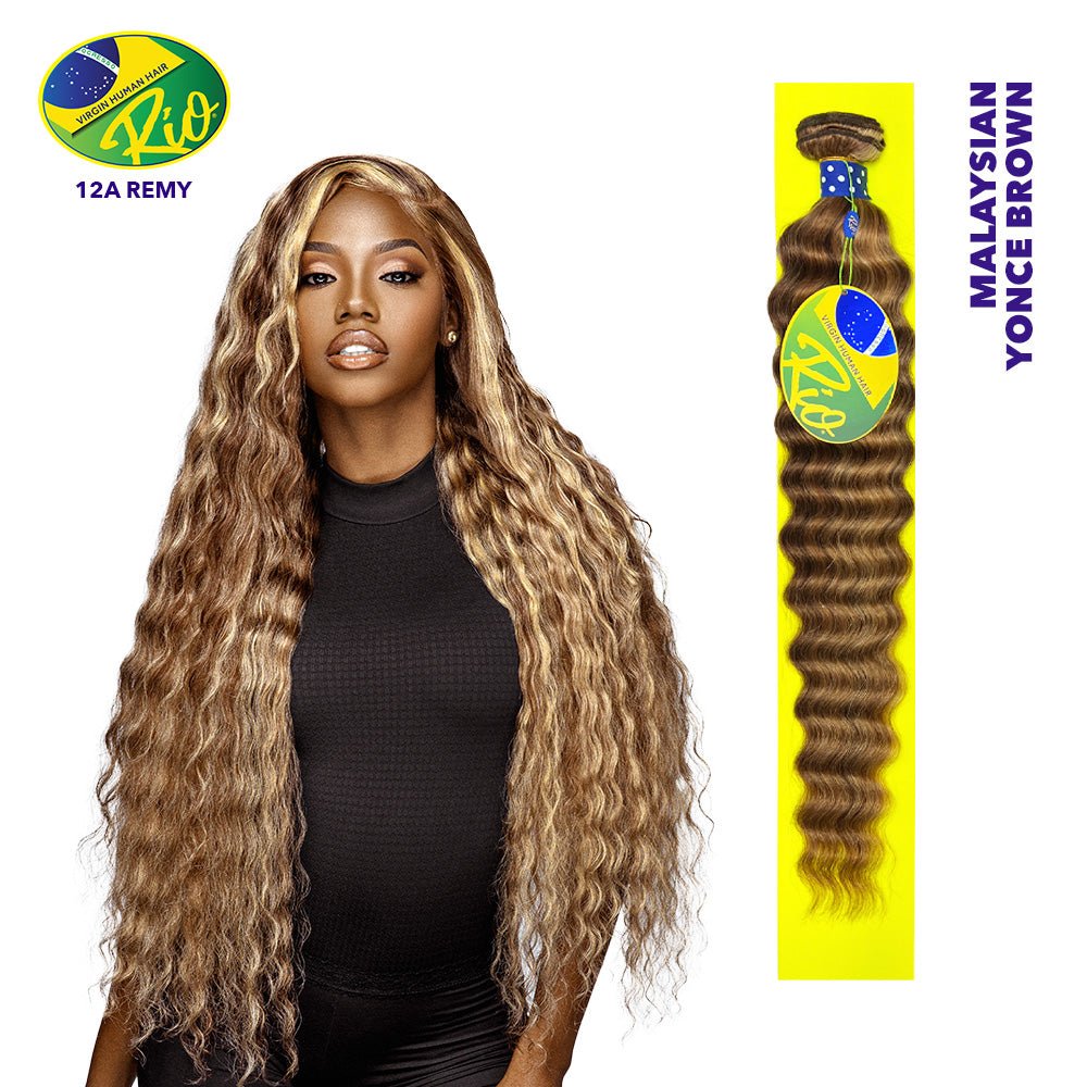 Rio 100% Virgin Human Hair Malaysian Wave Single Bundles - Yonce Brown - Beauty Exchange Beauty Supply