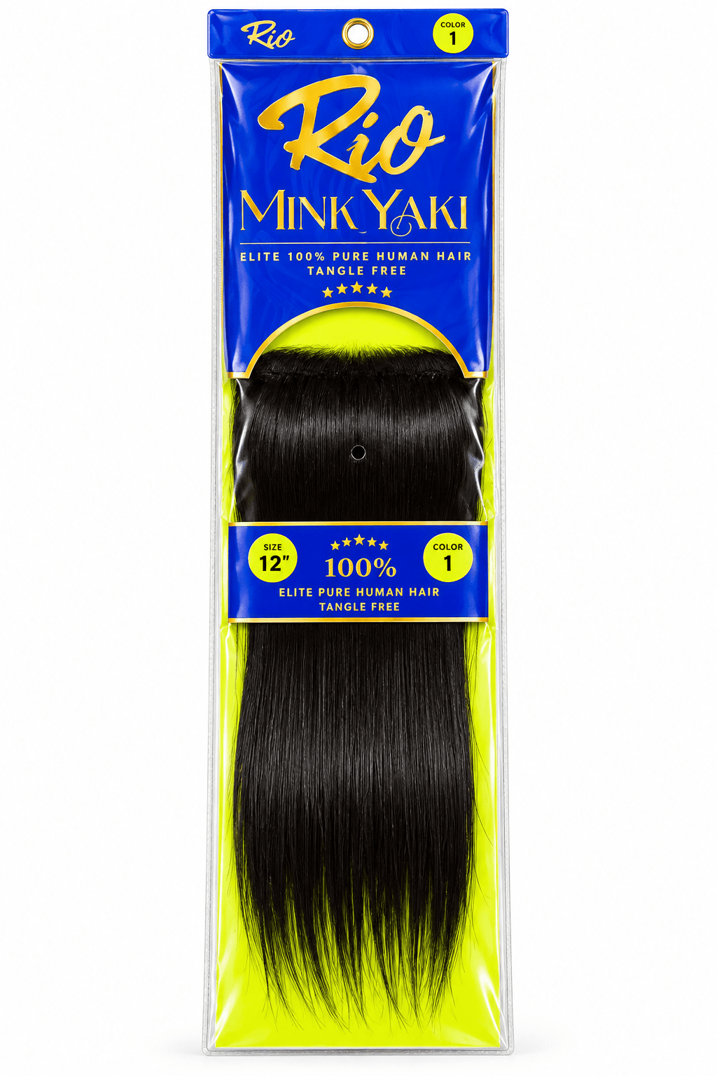 Rio Mink Yaki Elite 100% Human Hair 5x5 Lace Closure - Beauty Exchange Beauty Supply