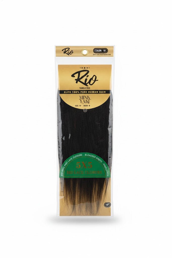 Rio Virgin Remy Human Hair Lace Closure – 5x5 - Beauty Exchange Beauty Supply