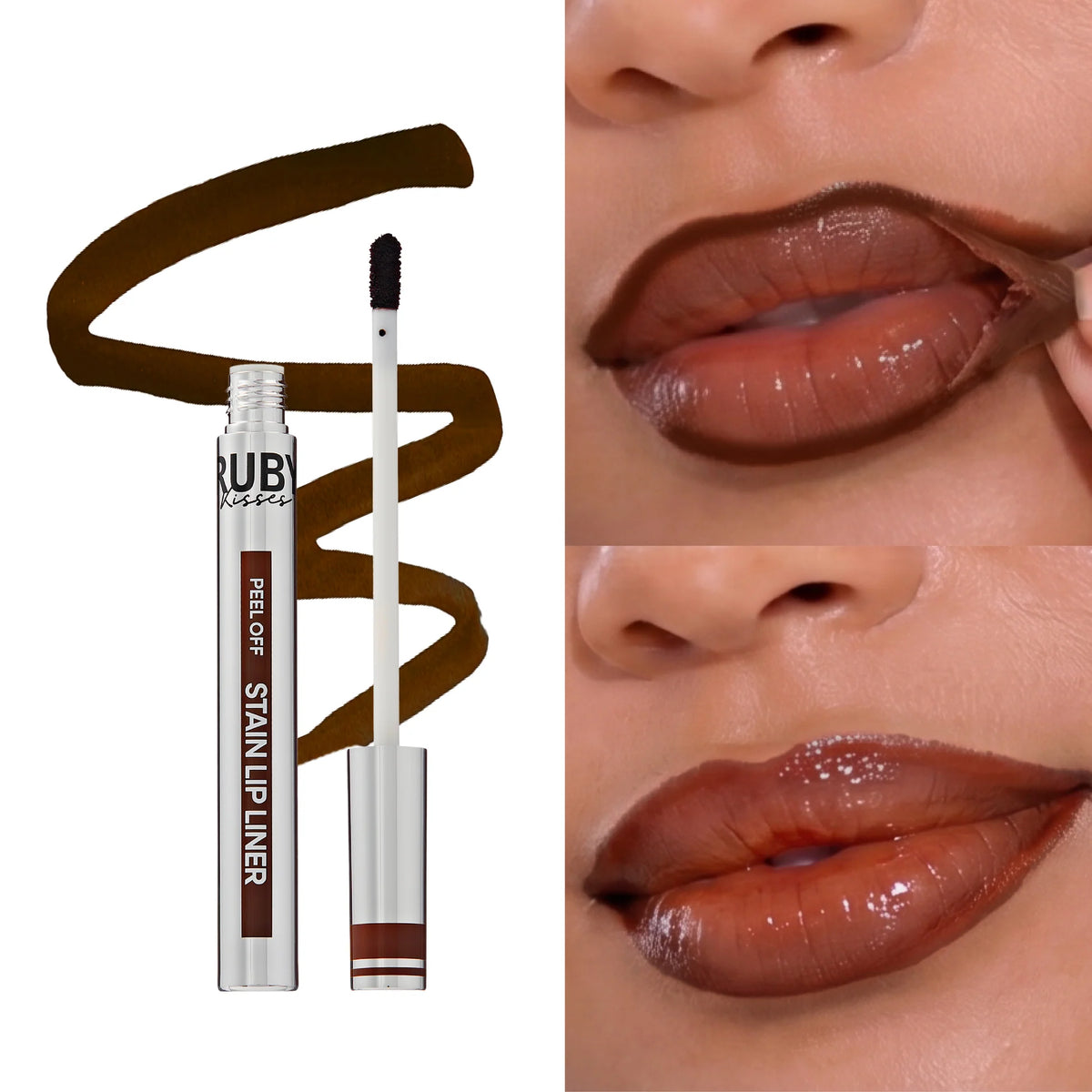 Ruby Kisses Peel Off Stain Lip Liner – 1.5ml