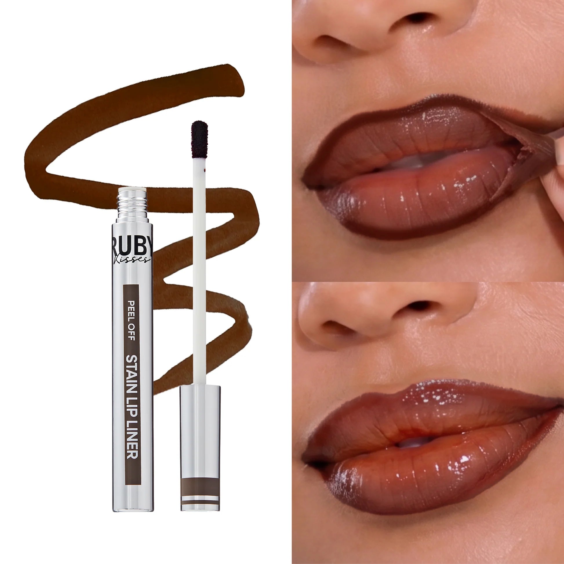 Ruby Kisses Peel Off Stain Lip Liner – 1.5ml