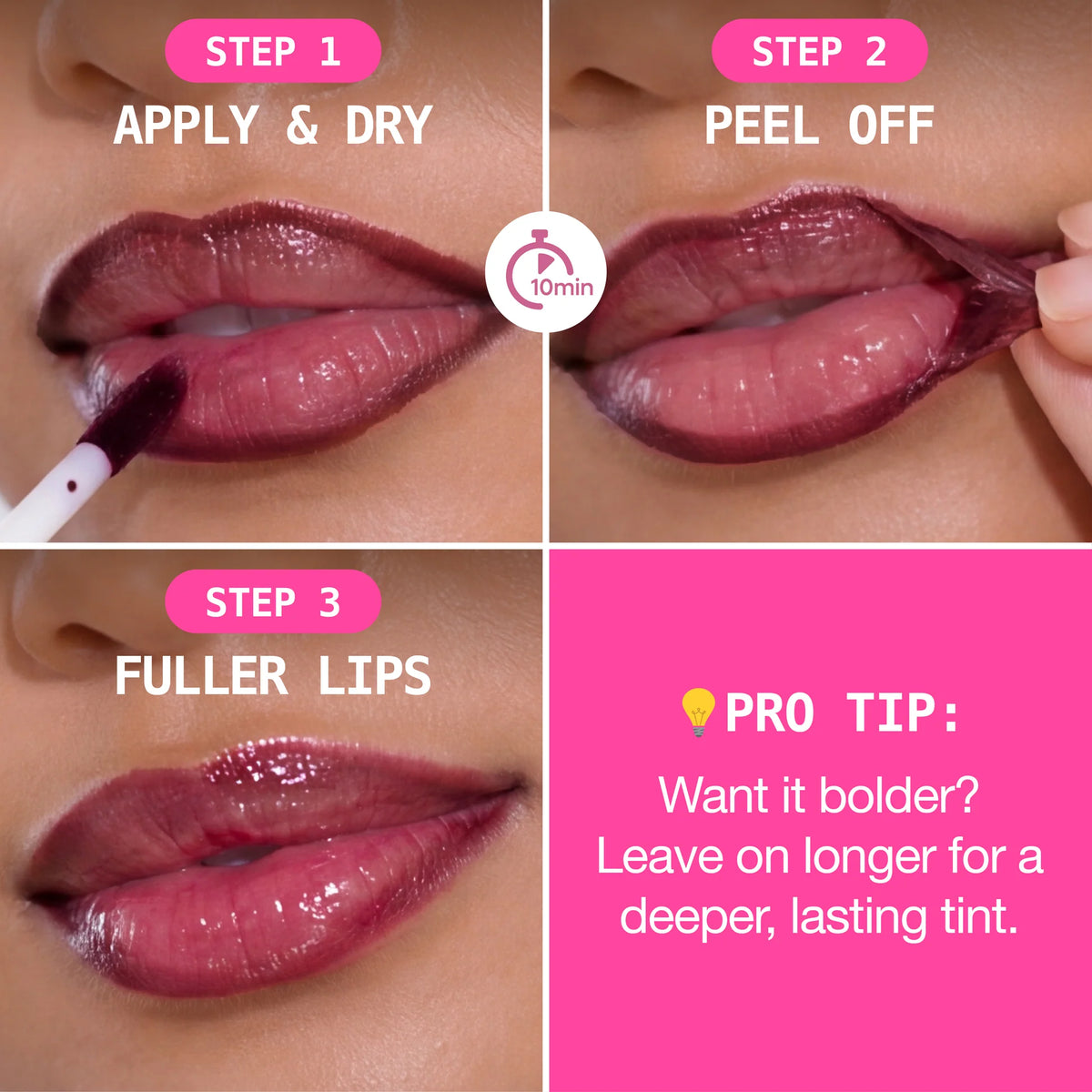 Ruby Kisses Peel Off Stain Lip Liner – 1.5ml