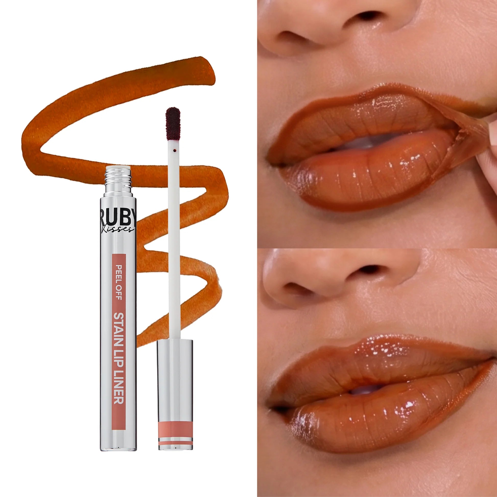 Ruby Kisses Peel Off Stain Lip Liner – 1.5ml