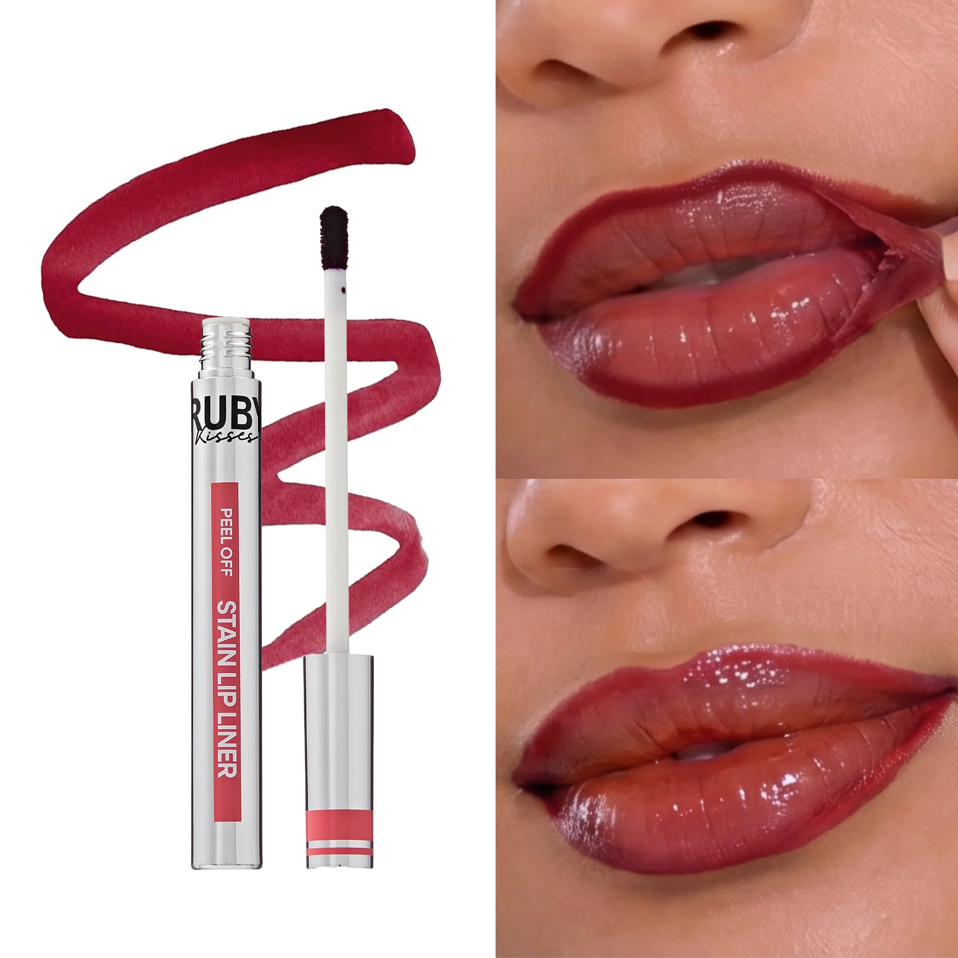 Ruby Kisses Peel Off Stain Lip Liner – 1.5ml