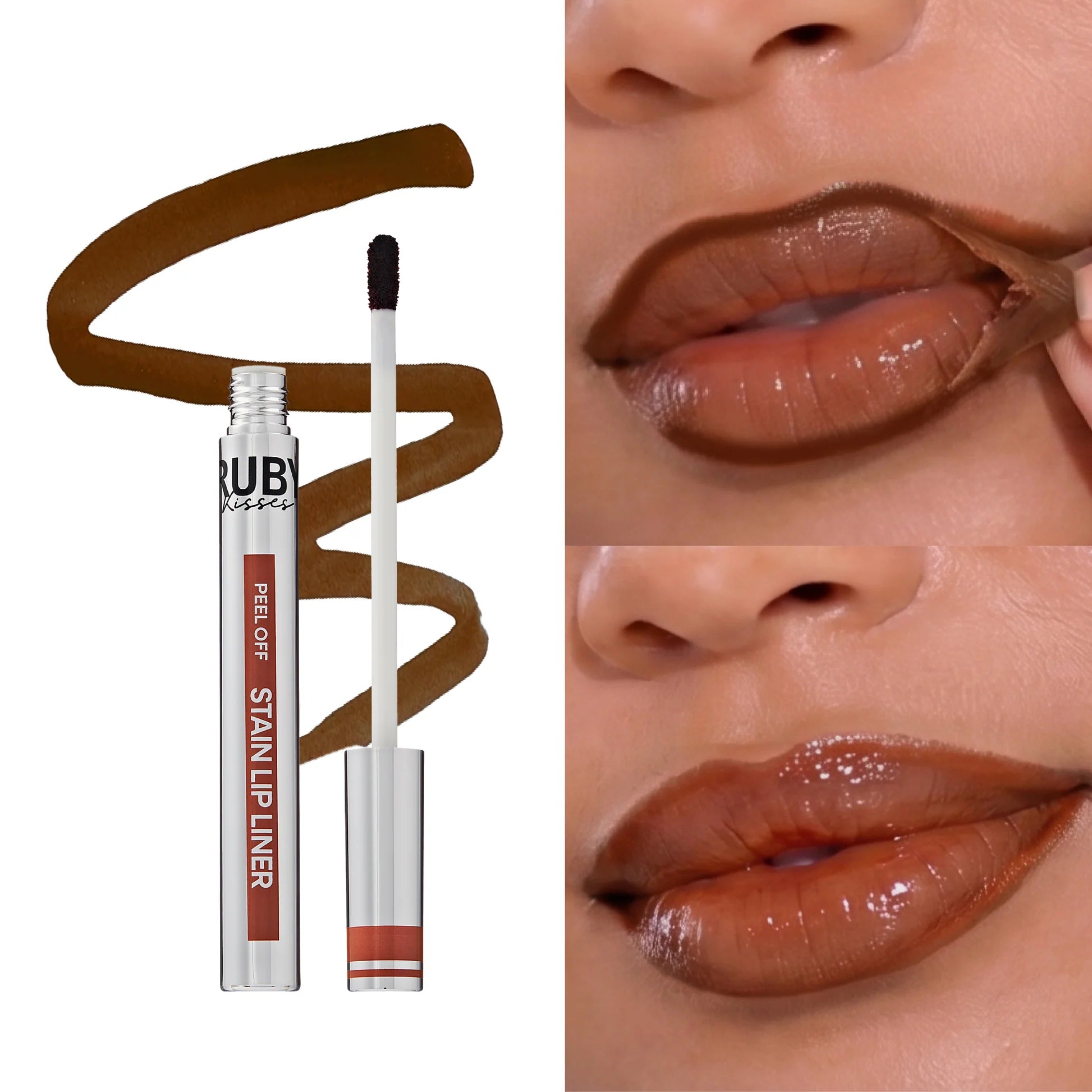 Ruby Kisses Peel Off Stain Lip Liner – 1.5ml