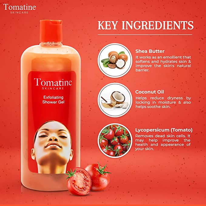Tomatine Exfoliating Shower Gel – 1000ml