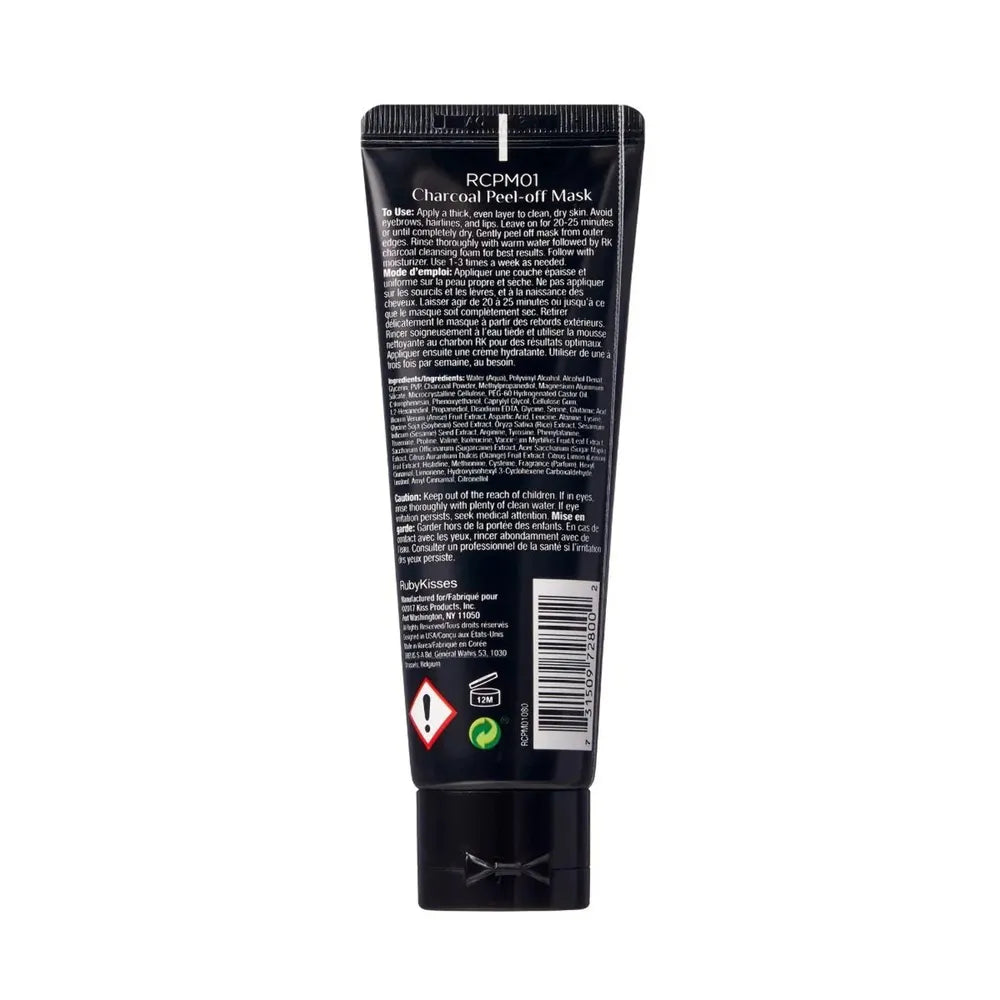 Ruby Kisses Charcoal Peel - Off Mask – 2.65 oz - Beauty Exchange Beauty Supply