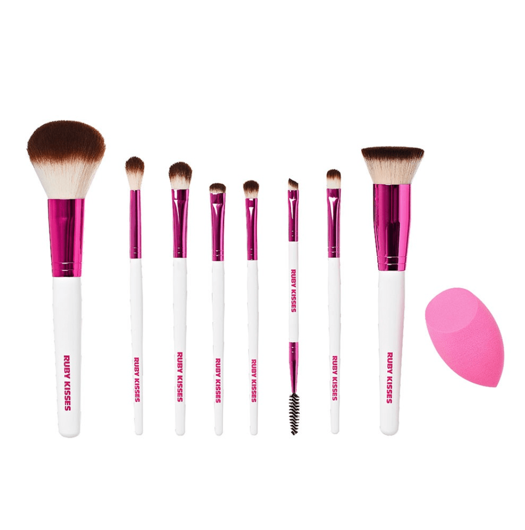 Ruby Kisses Essential Brush & Sponge Set - Beauty Exchange Beauty Supply