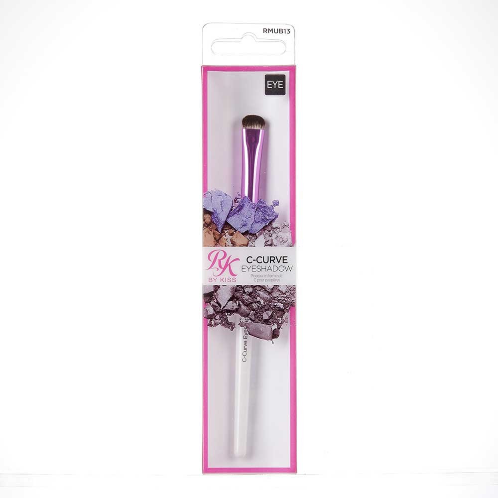 Ruby Kisses Eyeshadow Makeup Brush – Precision Eye Tools for Seamless Blending | Tapered, C - Curve, Small - Beauty Exchange Beauty Supply