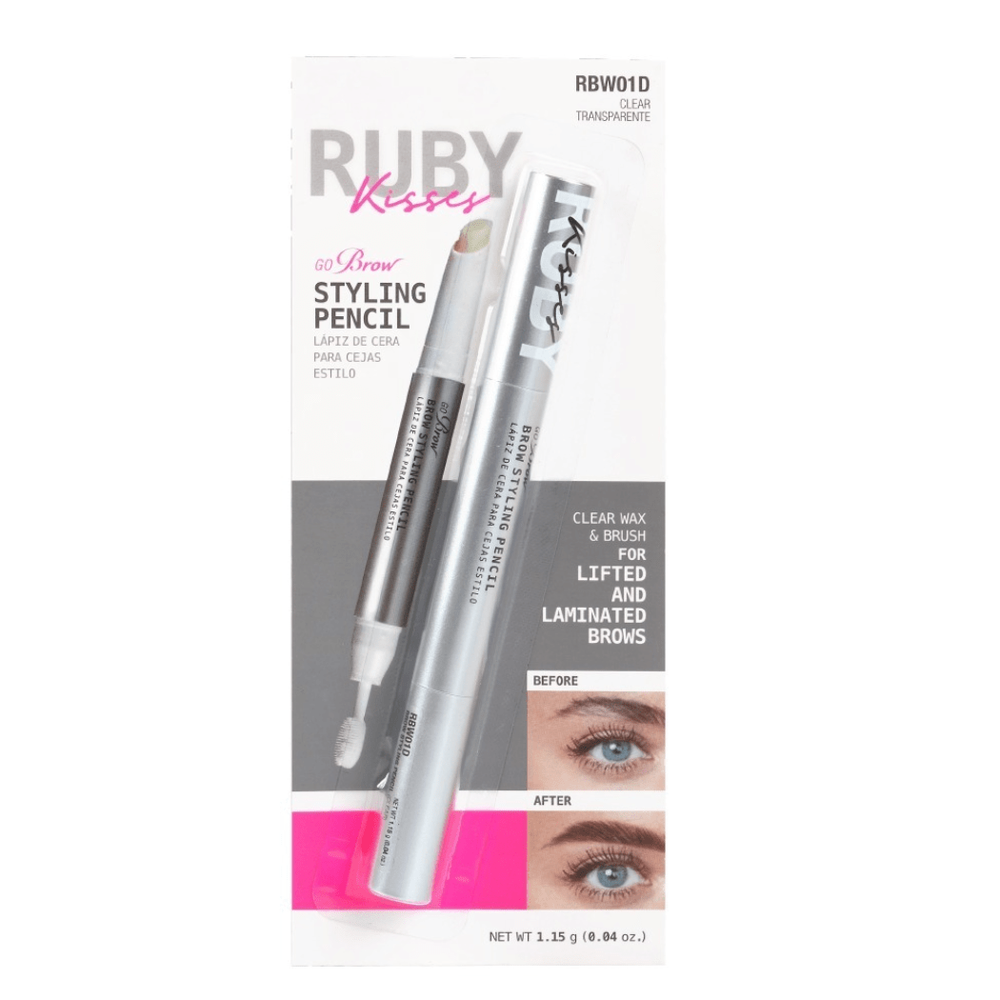Ruby Kisses Go Brow Wax Pencil – Clear Wax - Beauty Exchange Beauty Supply