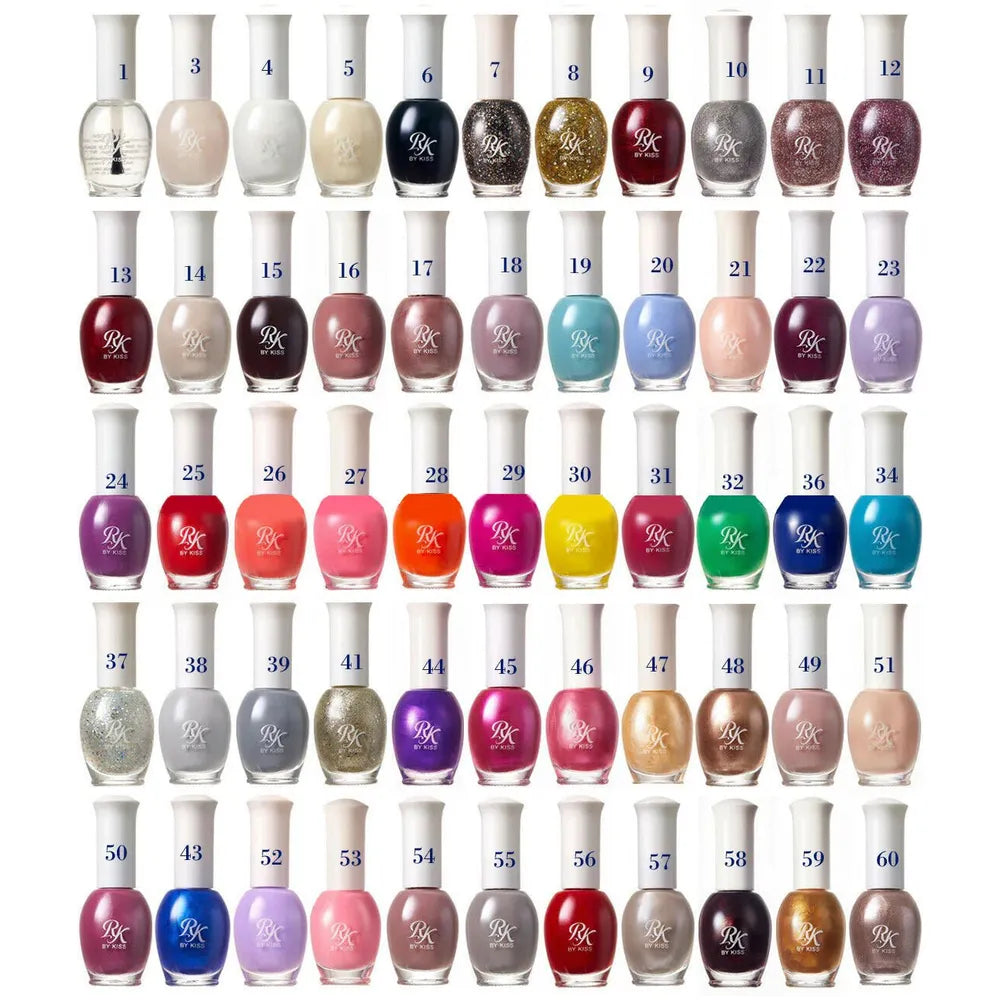 Ruby Kisses High Shine Nail Polish – Shades 01–10, Everyday Essentials + Sparkle Icons (0.5oz) - Beauty Exchange Beauty Supply