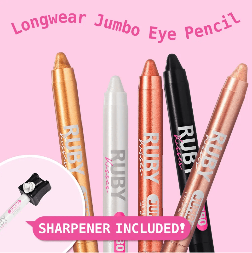 Ruby Kisses Jumbo Eye Pencil with Sharpener – 0.18 oz - Beauty Exchange Beauty Supply