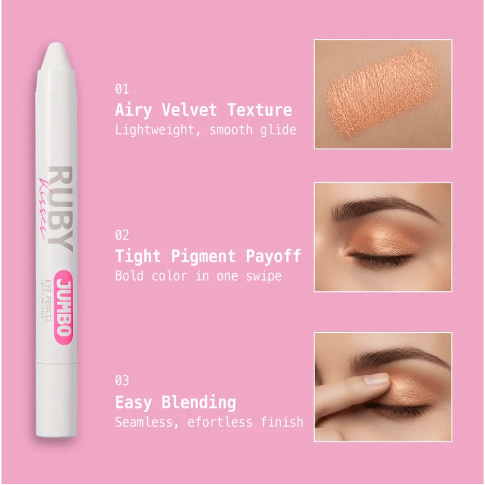 Ruby Kisses Jumbo Eye Pencil with Sharpener – 0.18 oz - Beauty Exchange Beauty Supply