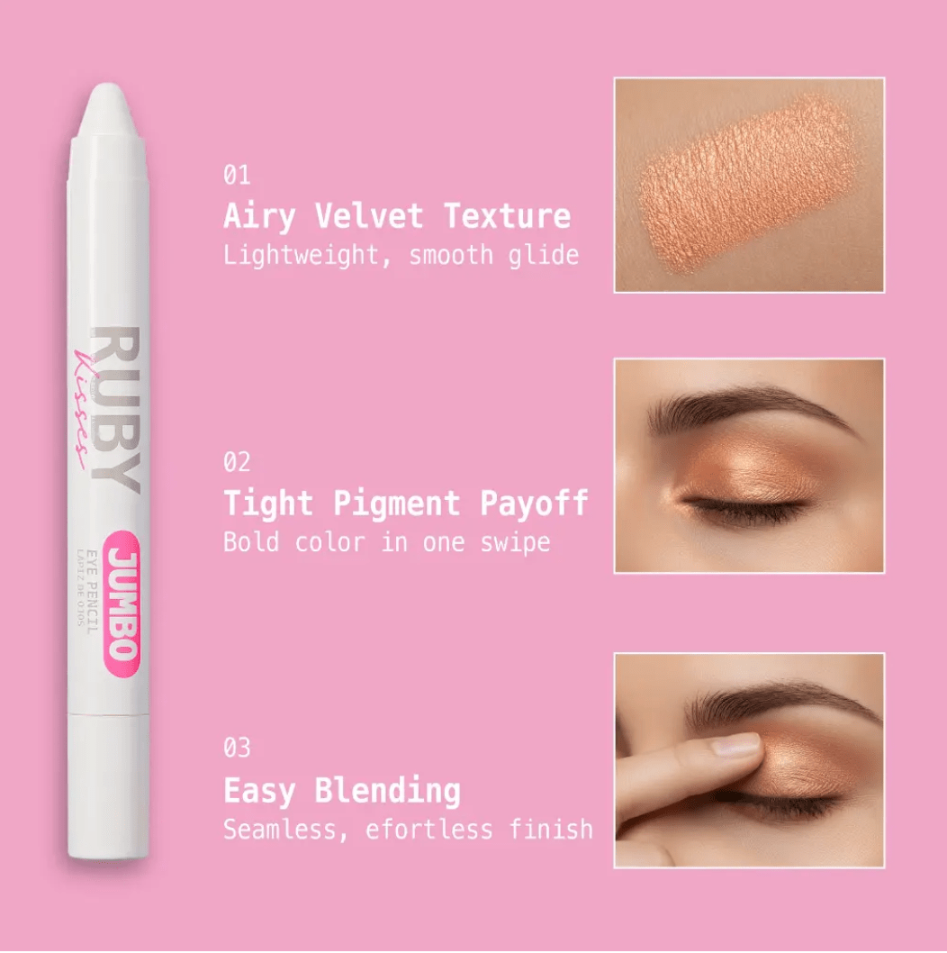 Ruby Kisses Jumbo Eye Pencil with Sharpener – 0.18 oz - Beauty Exchange Beauty Supply