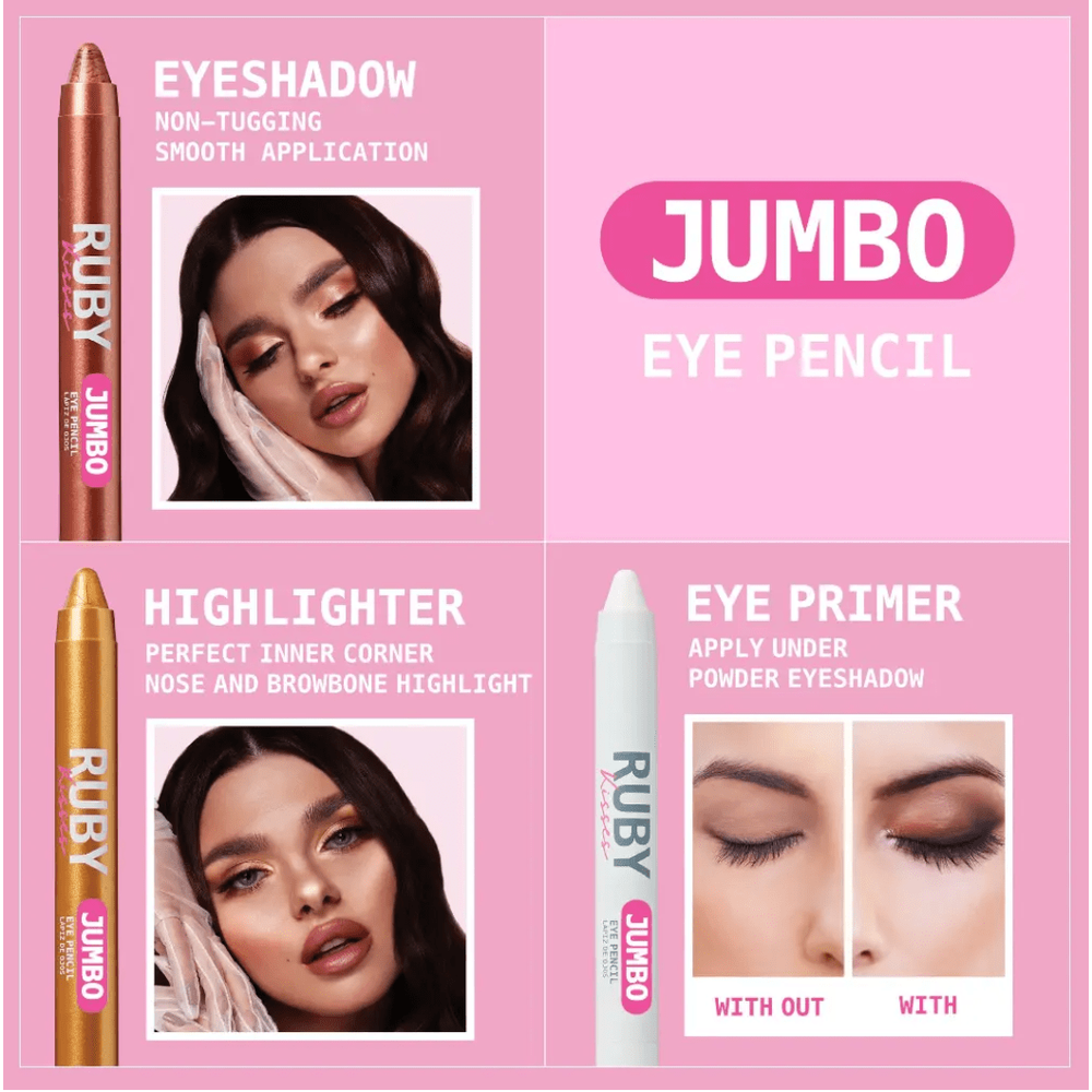 Ruby Kisses Jumbo Eye Pencil with Sharpener – 0.18 oz - Beauty Exchange Beauty Supply