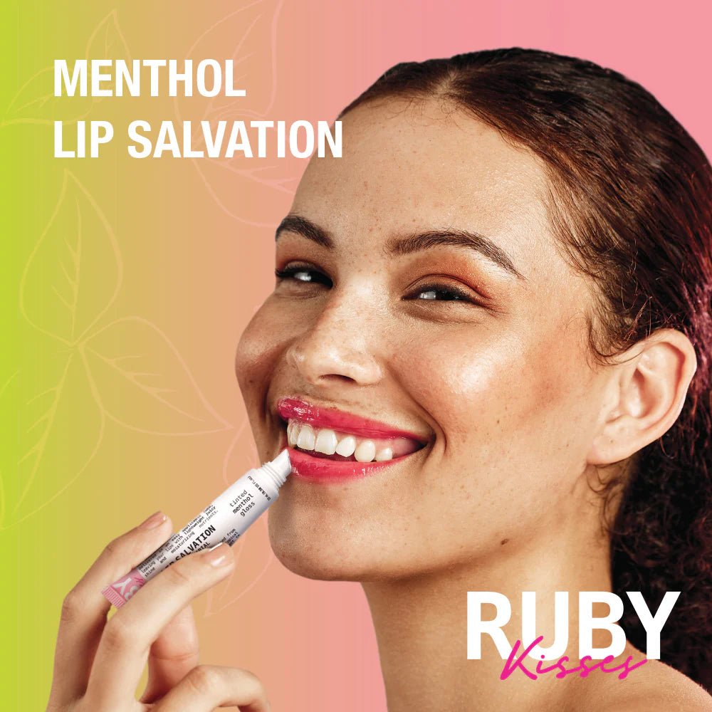 Ruby Kisses Lip Salvation Lip Gloss Menthol - Infused Treatment – 15ml - Beauty Exchange Beauty Supply