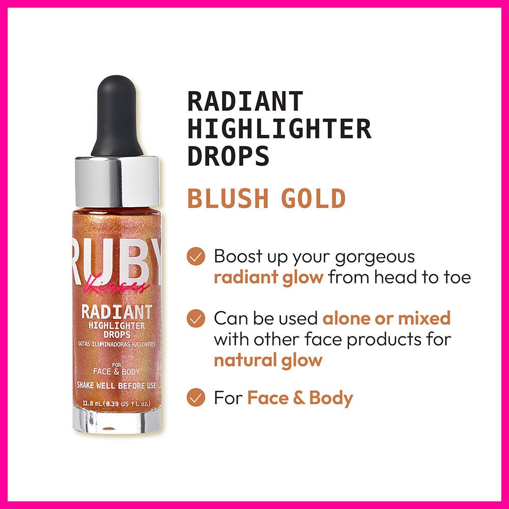 Ruby Kisses Radiant Highlighter Drops - Beauty Exchange Beauty Supply