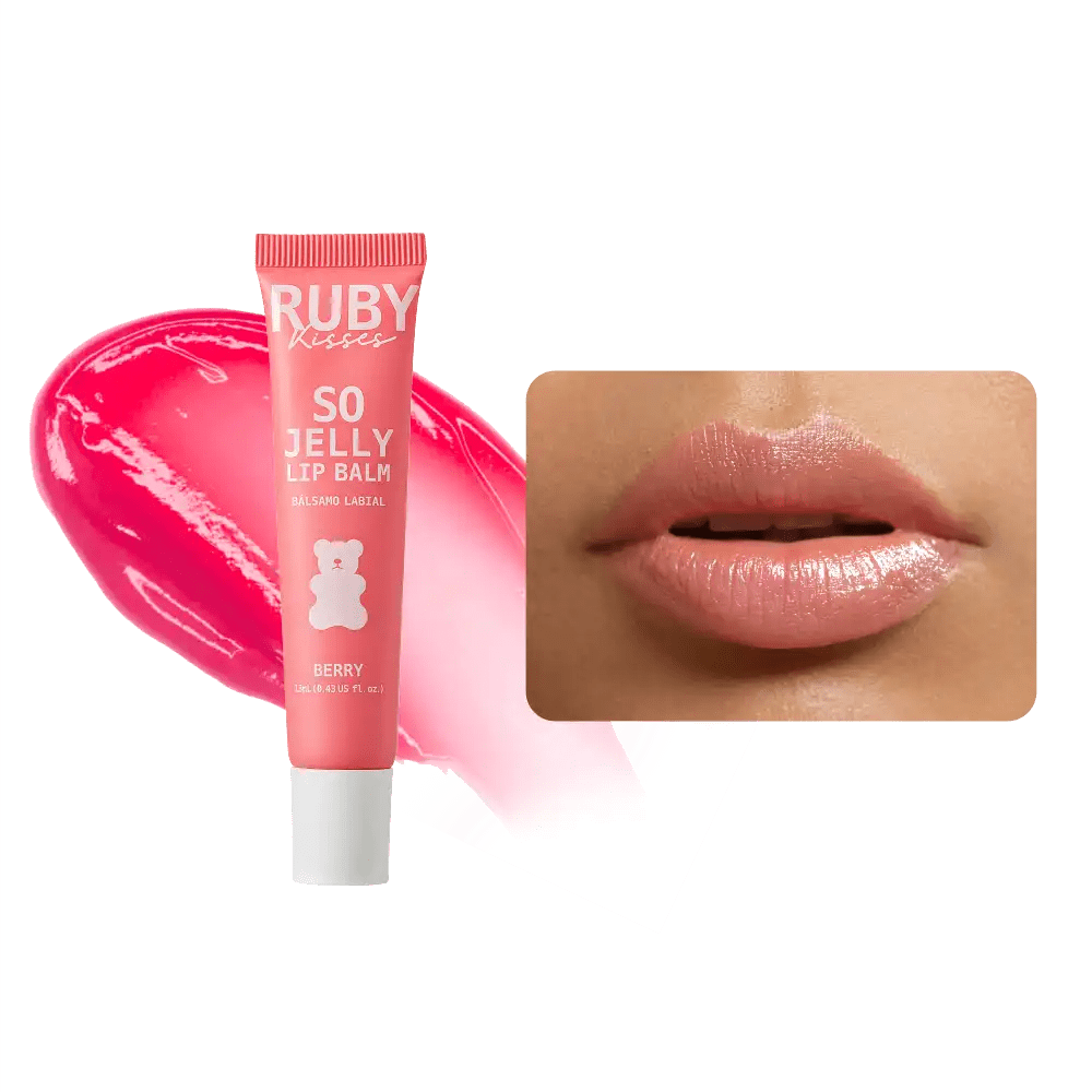 Ruby Kisses So Jelly Tinted Lip Balm – Scented, Hydrating Lip Treatment | 5 Flavors - Beauty Exchange Beauty Supply