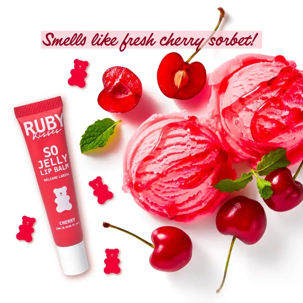 Ruby Kisses So Jelly Tinted Lip Balm – Scented, Hydrating Lip Treatment | 5 Flavors - Beauty Exchange Beauty Supply