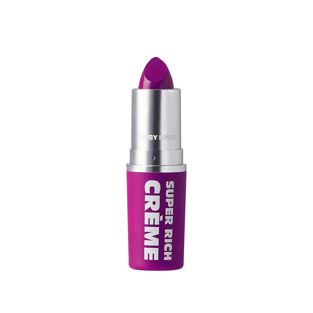 Ruby Kisses Super Rich Crème Lipstick – Creamy, Bold, and Rich Color | 12 Metallic & Statement Shades - Beauty Exchange Beauty Supply
