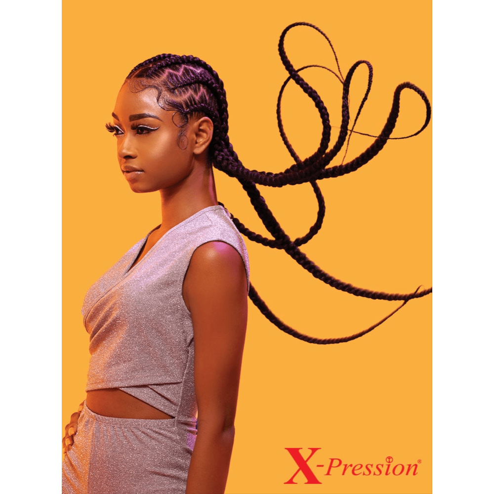Sensationnel 6X X - Pression Pre - Stretched Braid – 58″ - Beauty Exchange Beauty Supply