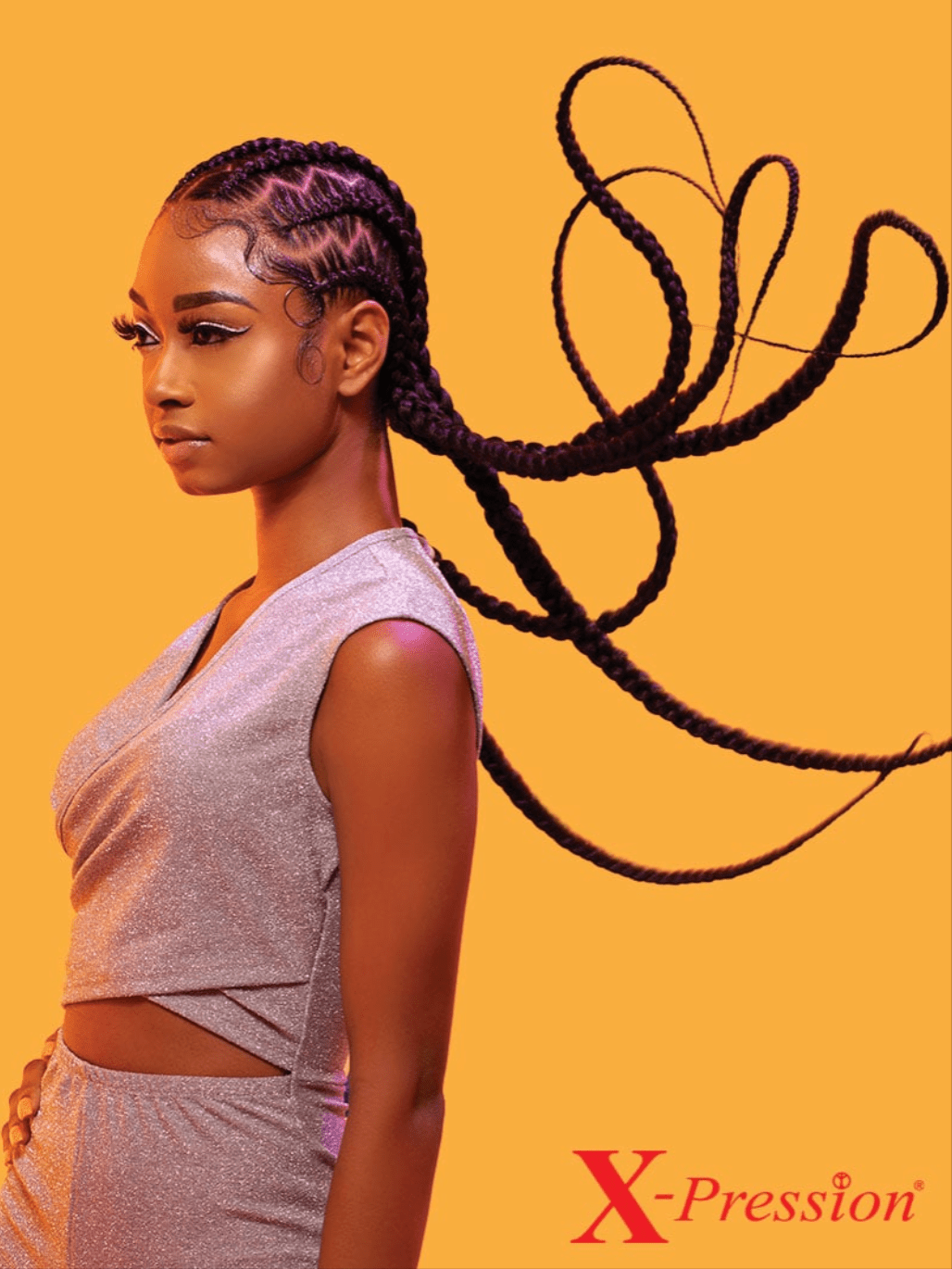 Sensationnel 6X X - Pression Pre - Stretched Braid – 58″ - Beauty Exchange Beauty Supply