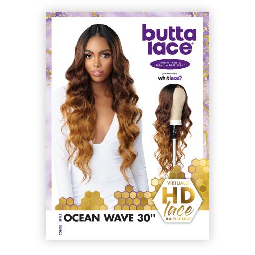 Sensationnel Butta Lace HD Human‑Blend Wig – Ocean Wave 30″ - Beauty Exchange Beauty Supply