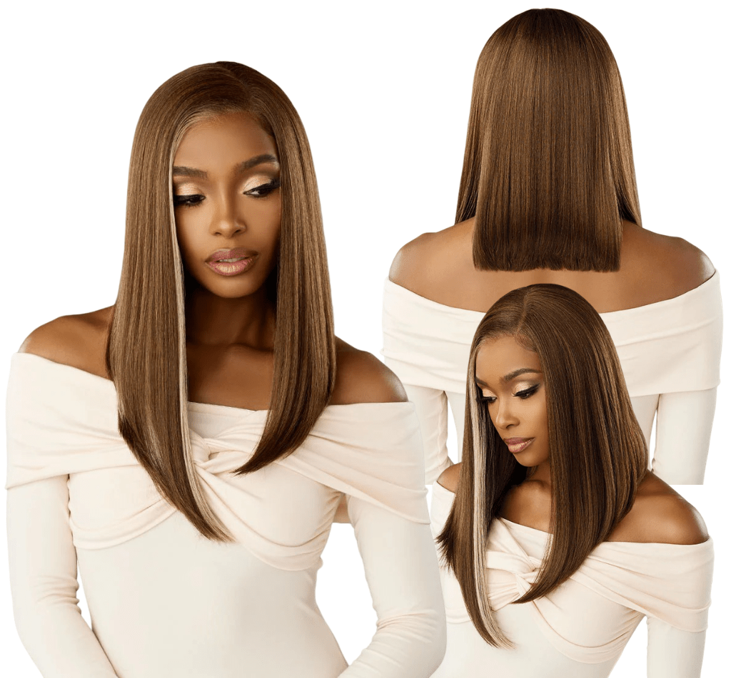 Sensationnel Crowned Edge 13x5 Synthetic HD Lace Wig – Blunt Lob 15” - Beauty Exchange Beauty Supply