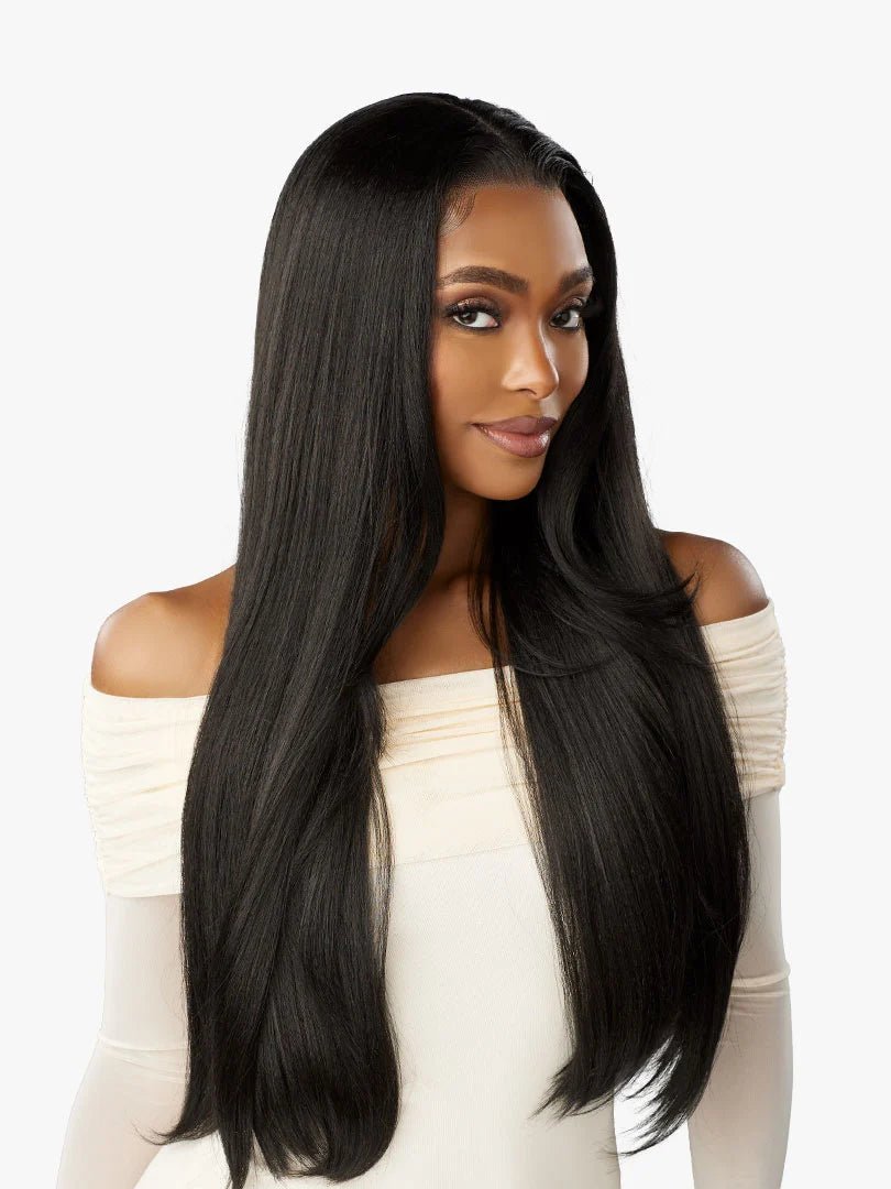 Sensationnel Crowned Edge 13x5 Synthetic HD Lace Wig – Straight 28" - Beauty Exchange Beauty Supply