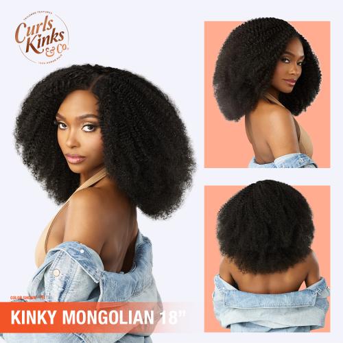 Sensationnel Curls Kinks & Co. HD Lace Y‑Part Wig – Kinky Zigzag Curls 18 - Beauty Exchange Beauty Supply