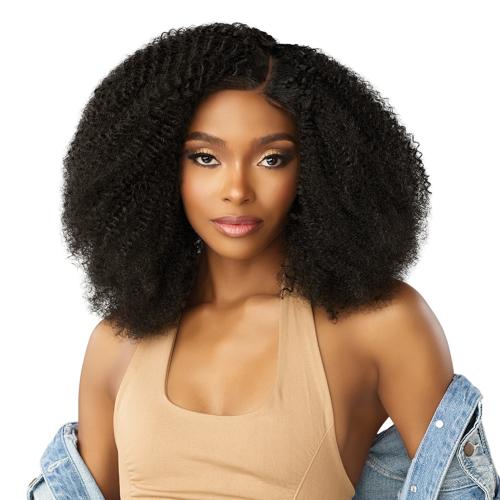 Sensationnel Curls Kinks & Co. HD Lace Y‑Part Wig – Kinky Zigzag Curls 18 - Beauty Exchange Beauty Supply