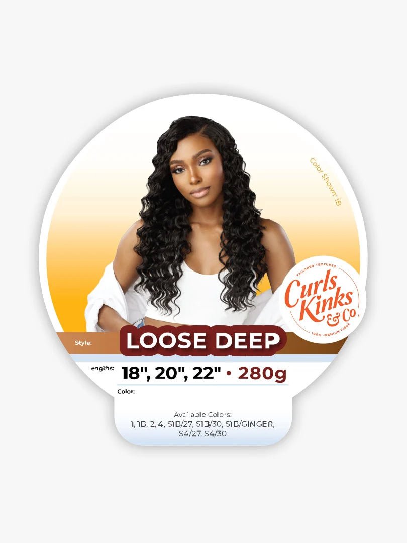 Sensationnel Curls Kinks & Co. Synthetic Weave Multipack - Loose Deep - Beauty Exchange Beauty Supply