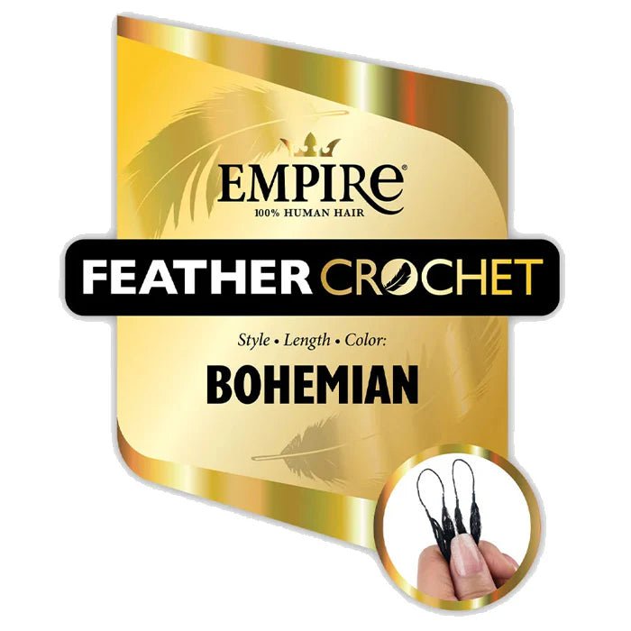 Sensationnel Empire 100% Human Hair Feather Crochet – Bohemian - Beauty Exchange Beauty Supply