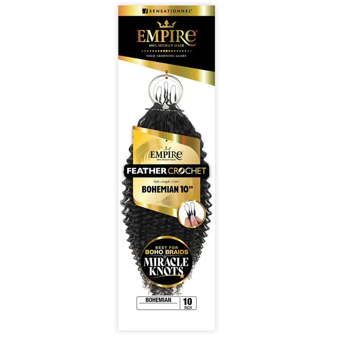 Sensationnel Empire 100% Human Hair Feather Crochet – Bohemian - Beauty Exchange Beauty Supply