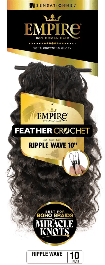 Sensationnel Empire 100% Human Hair Feather Crochet – Ripple Wave - Beauty Exchange Beauty Supply
