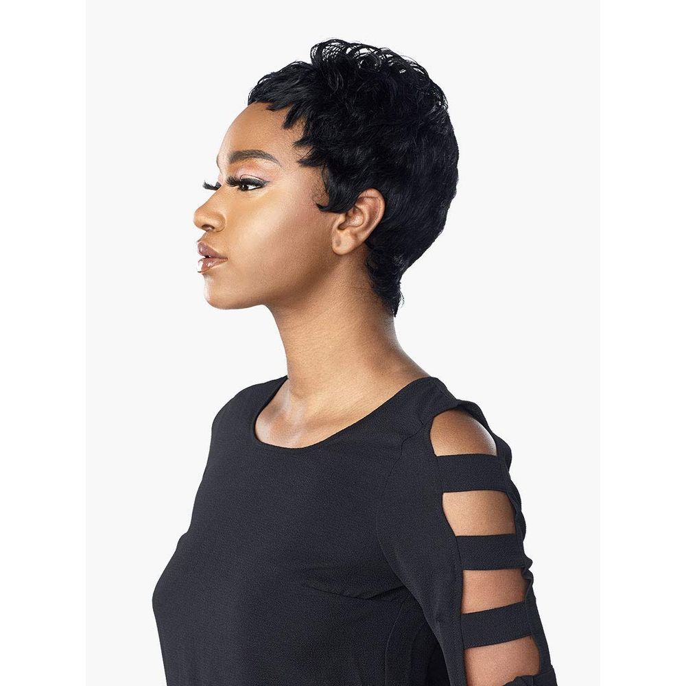 Sensationnel Empire Human Hair Wig – Mona Salt & Pepper | Pre - Styled, Natural Look - Beauty Exchange Beauty Supply