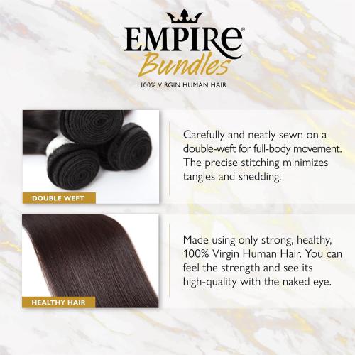 Sensationnel Empire Virgin Human Hair - Water Deep (Natural Black, Tangle - Free, Long - Lasting Curls) – 14” to 28” - Beauty Exchange Beauty Supply