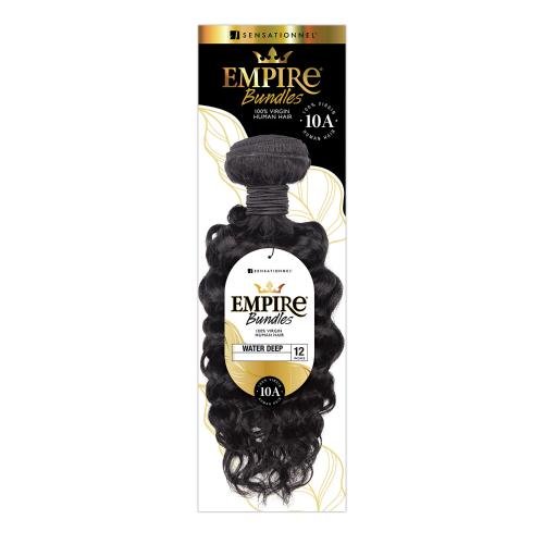 Sensationnel Empire Virgin Human Hair - Water Deep (Natural Black, Tangle - Free, Long - Lasting Curls) – 14” to 28” - Beauty Exchange Beauty Supply