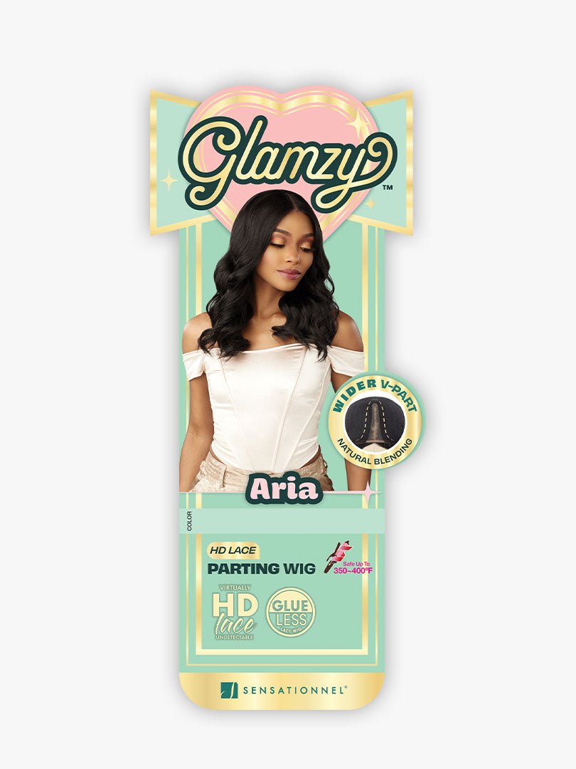 Sensationnel Glamzy HD Lace V - Part Wig – Aria - Beauty Exchange Beauty Supply