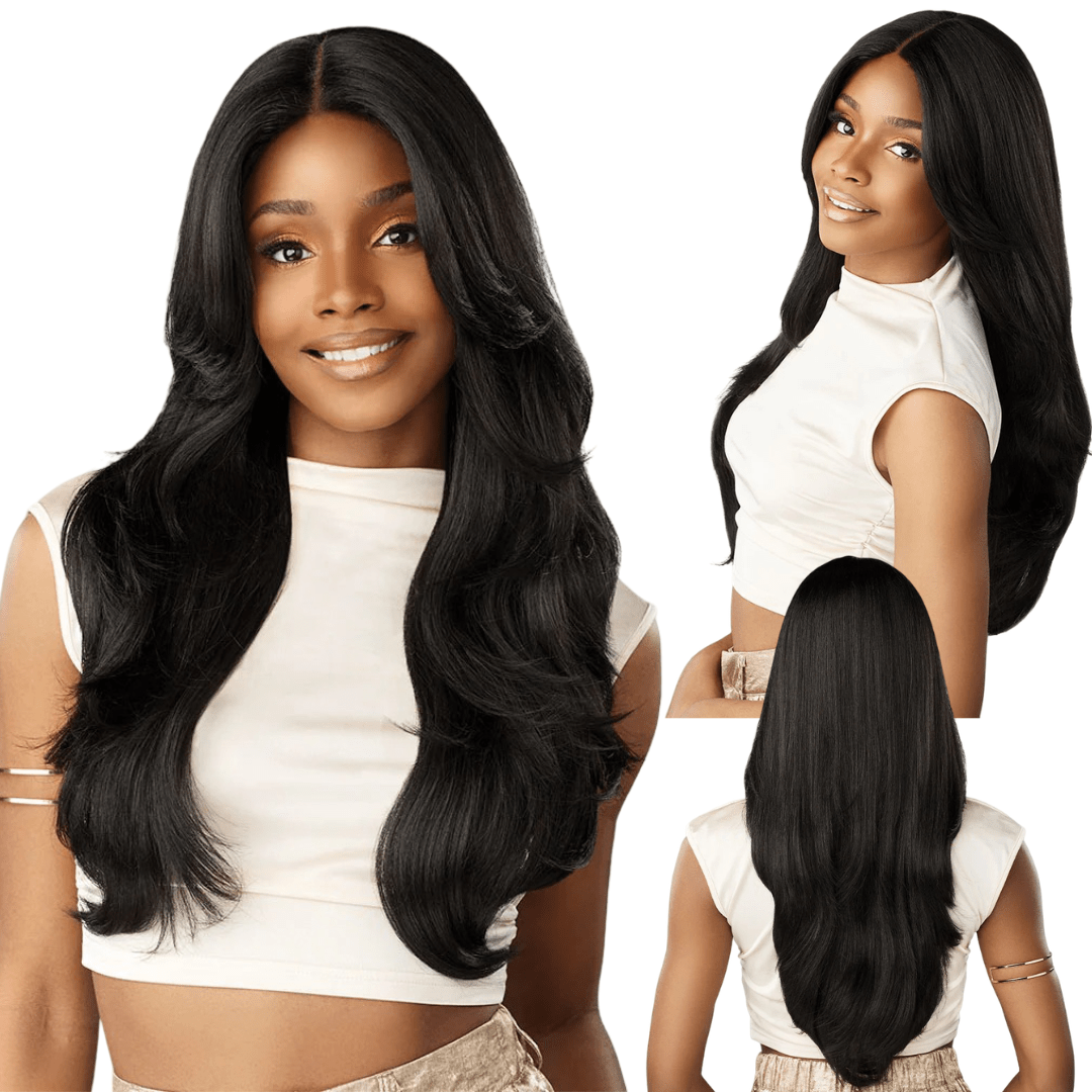 Sensationnel Glamzy HD Lace V - Part Wig – Elysia - Beauty Exchange Beauty Supply