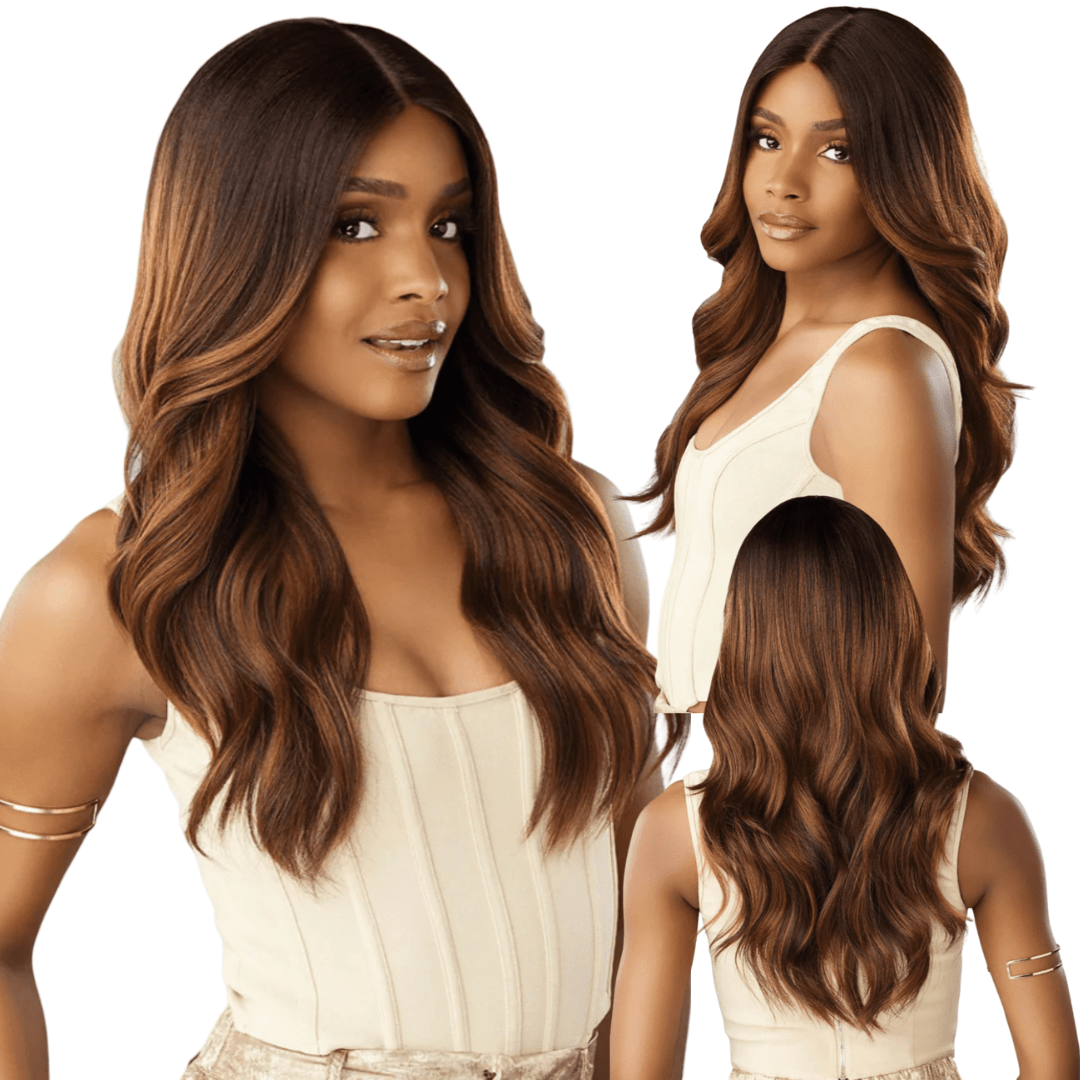 Sensationnel Glamzy HD Lace V - Part Wig – Thalia - Beauty Exchange Beauty Supply