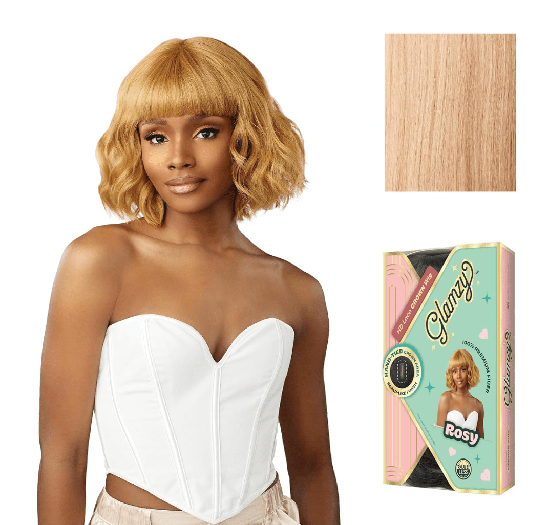 Sensationnel Glamzy Lace Crown Wig - Rosy - Beauty Exchange Beauty Supply