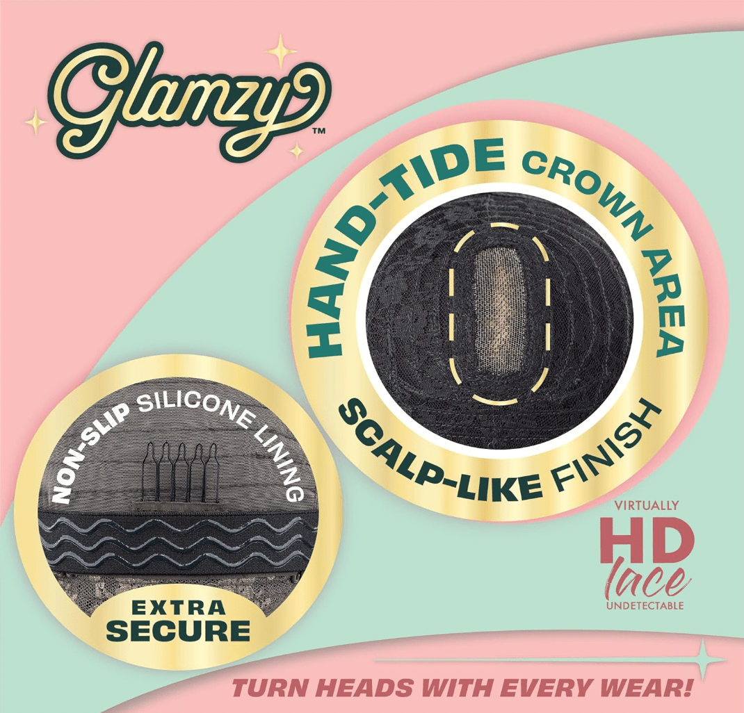 Sensationnel Glamzy Lace Crown Wig - Rosy - Beauty Exchange Beauty Supply