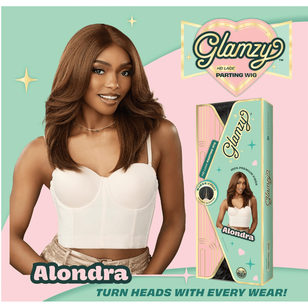 Sensationnel Glamzy Lace Part Wig - Alondra - Beauty Exchange Beauty Supply