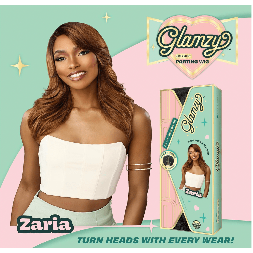 Sensationnel Glamzy Lace Part Wig - Zaria - Beauty Exchange Beauty Supply