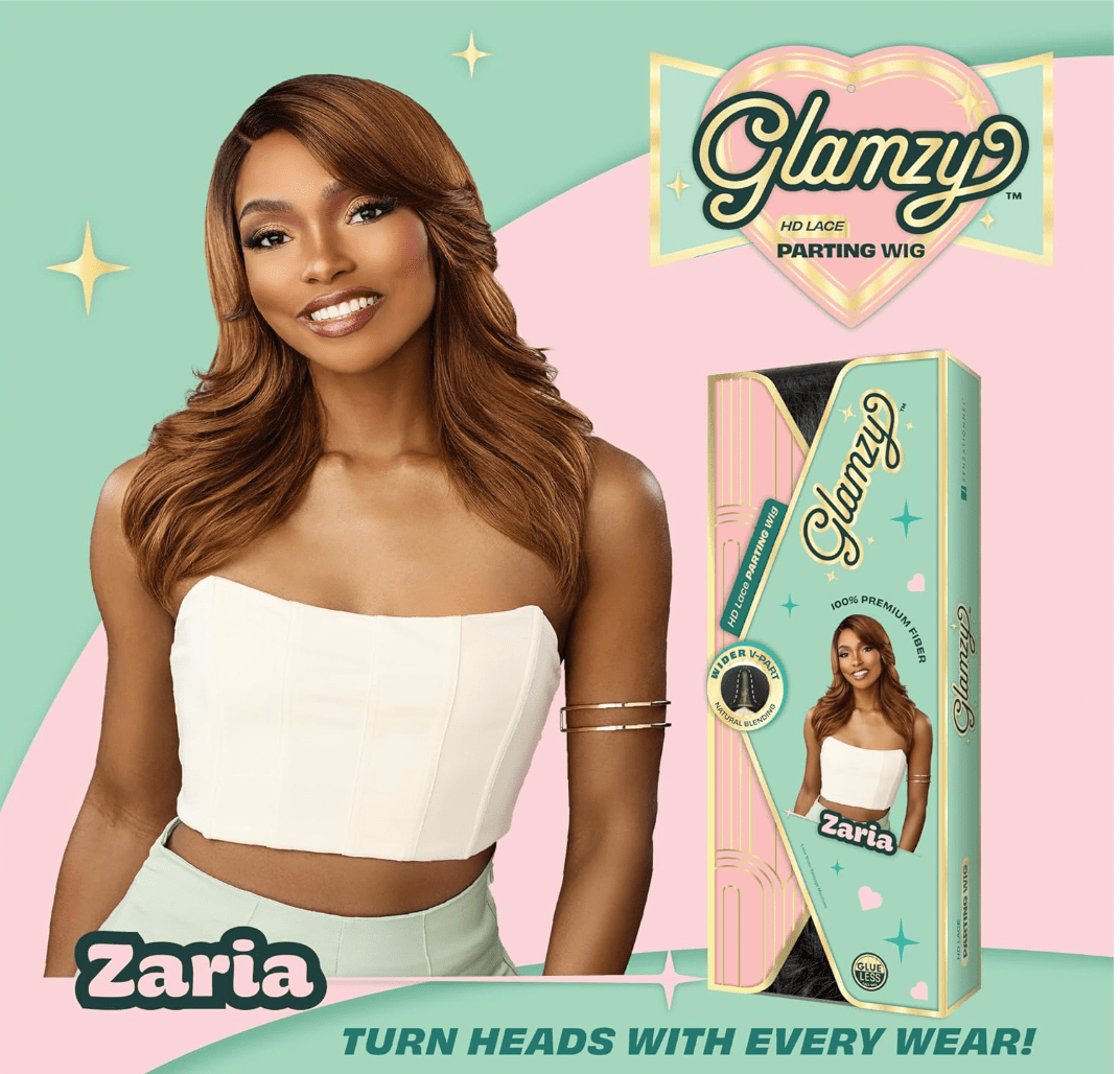 Sensationnel Glamzy Lace Part Wig - Zaria - Beauty Exchange Beauty Supply