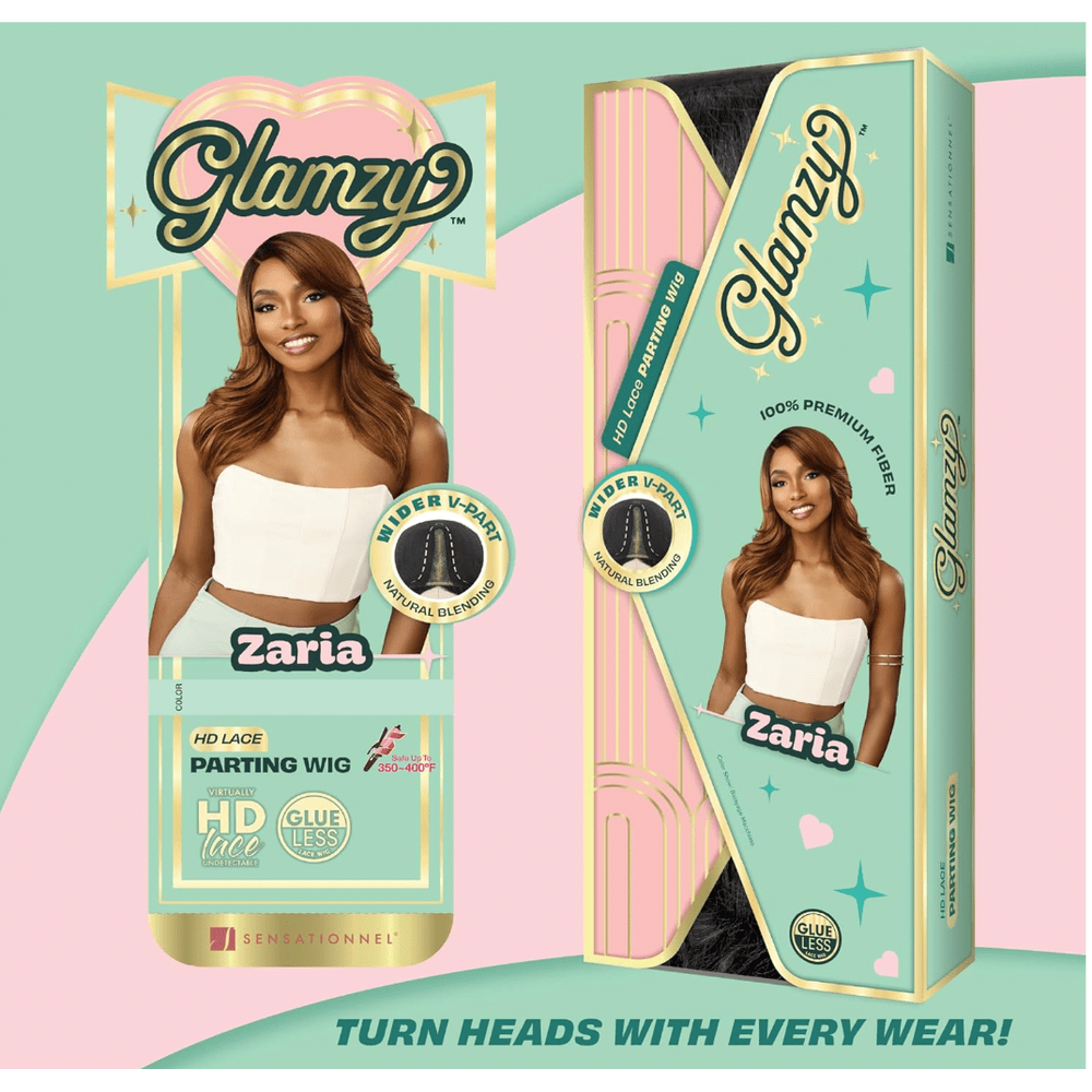 Sensationnel Glamzy Lace Part Wig - Zaria - Beauty Exchange Beauty Supply