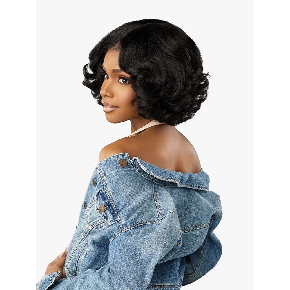 Sensationnel Kinky Edges Y - Part HD Lace Wig – Kinky Roller Set 10" - Beauty Exchange Beauty Supply