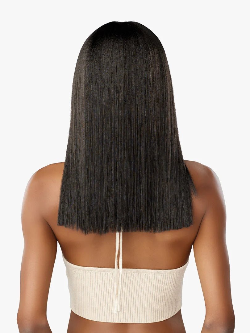 Sensationnel Kinky Edges Y - Part HD Lace Wig – Kinky Silk Pressed 18" - Beauty Exchange Beauty Supply